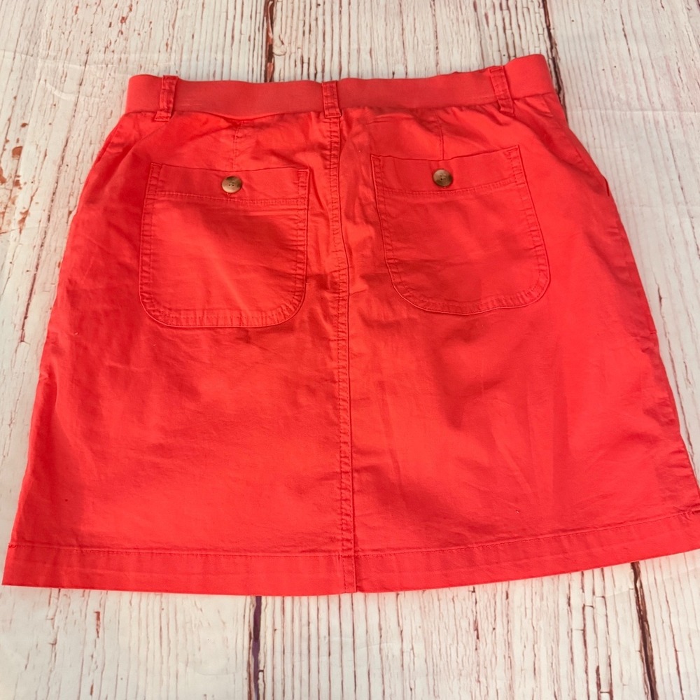 Lee Skort Women's 8 Coral Regular Fit Mid Rise Mini Stretch Gorpcore Activewear - Picture 2 of 9